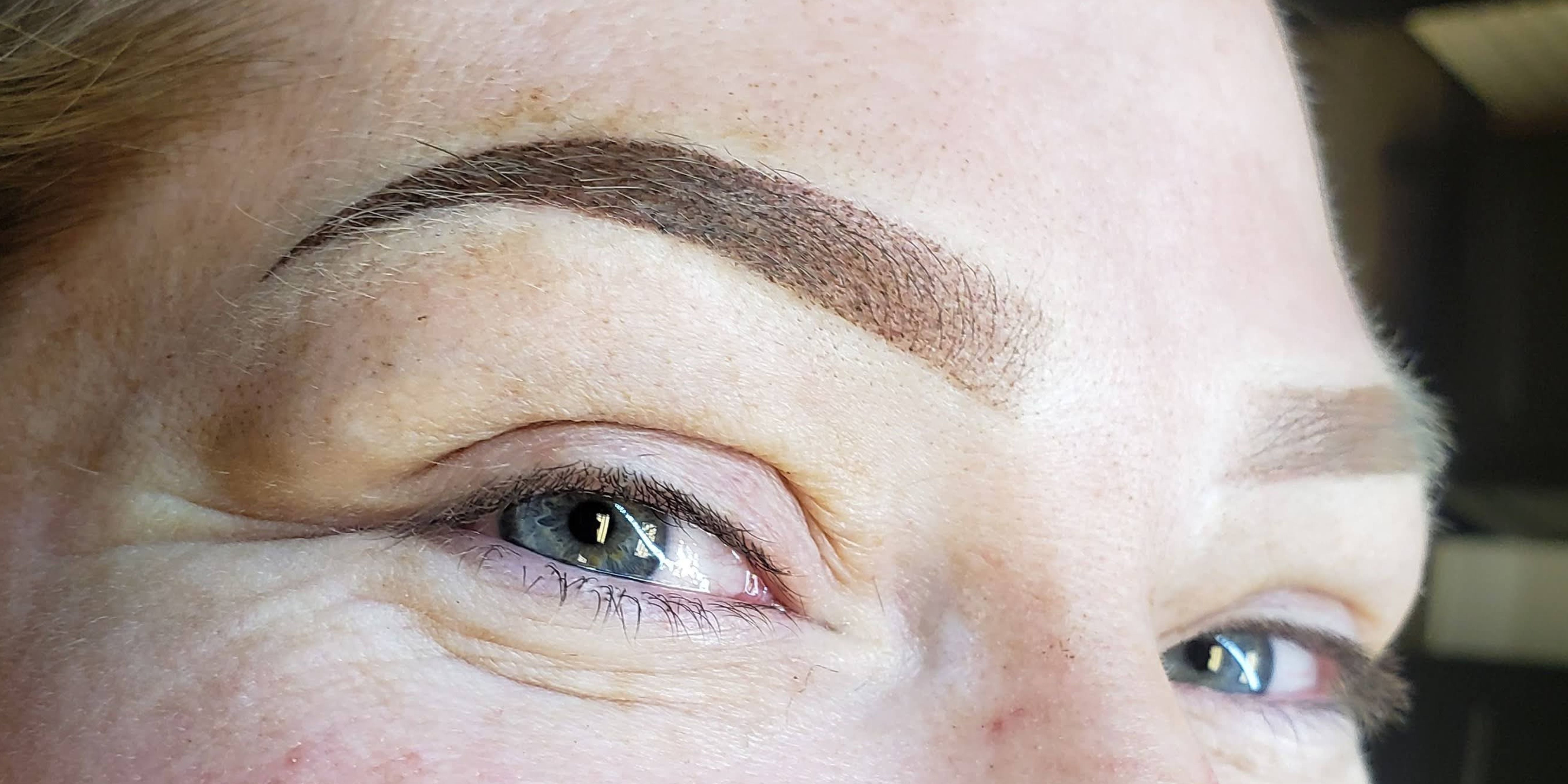 View only photos of correction and removal of 3D eyebrow tattoo • MonaNisa  Beauty